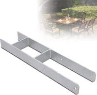EINFEBEN 4x H-kotvy stĺpiky podpery 121MM stĺpiky ploty 600MM stĺpiky kotvy prístrešok pre auto