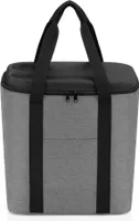 reisenthel coolerbag XL, Kühltasche, Thermotasche, Thermo Tasche, Twist Silver, 30 L, LH7052