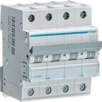 Leitungsschutzschalter 4 polig 6kA C-Charakteristik 25A 4 Module