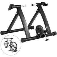 VEVOR 150 kg Roller Für Fahrrad Für Home Training Schwarz, 26 " 29" Roller Training Elastomer Für Fahrrad Mit Speed Controller, Fahrrad Rollentrainer, Indoor Heimtrainer, Portables Stativ Straße -