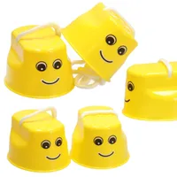 KIK KX7532 Dětské chůdy plast 10 x 5,5 x 6cm 2 ks žluté
