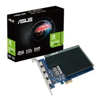 Asus GT730-4H-SL-2GD5 NVIDIA, 2 GB, GeForce GT 730, GDDR5, PCI Express 2.0, częstotliwość procesora 902 MHz, liczba portów HDMI 4, częstotliwość taktowania pamięci 5010 MHz