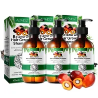 Shampoo Batana mit Rosmarin Haarwachstum Kopfhaut Pflege anti Haarausfall Vegan, 3x 300ml