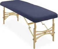 Habys Frottee Bezug für Massageliegen Spannbezug Therapieliegen Marineblau 60/70x180 cm