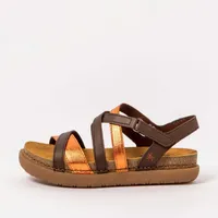 *art Sandalen 1714 NAPPA BROWN-ORANGE /RHODES Farbe Brown-orange