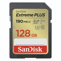 SanDisk Extreme PLUS - Flash-Speicherkarte, 128GB | SDSDXWA-128G-GNCIN