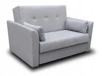 Platan Schlafsofa MINI Klappsofa, mit Schlaffunktion, Polstersofa, Federn - Farbe: Grau