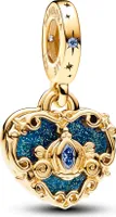 Pandora Disney 763072C01 Charm-Anhänger Cinderellas Kutsche & Herz Vergoldet