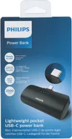 Philips Powerbank DLP2510C/03 - Kabellose Power Bank - 2500mAh - USB-C-Anschluss - Kompakte Größe
