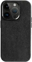 Cyoo Alcantara Hülle iPhone 15 Pro Schwarz (CY123274)
