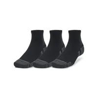 Ponožky UA Performance Tech 3pk Qtr-BLK