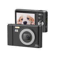 INF Digitalkamera 48MP 16x Zoom 4K Video Schwarz