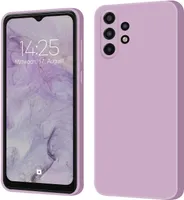 Hülle für Samsung Galaxy A13 5G Case Cover Bumper Silikon Softgrip Schutzhülle Farbe: Lila