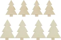 Holzfiguren für Adventskranz, Tanne natur,