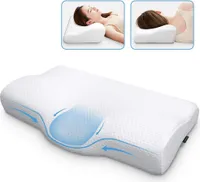 Memory Foam Kopfkissen Nackenkissen Orthopädisch Nackenstützkissen Schlafkissen