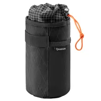 Qunature Fahrrad Lenkertasche Trinkflaschenhalter 1L Fahrradtasche für Wasserflasche, Schwarz
