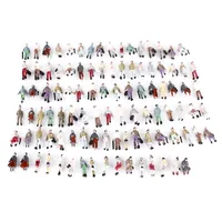 WJI 100 Pièces Modèle de Figurines de Personnes Blanc Non Peintes1