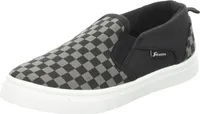 Leinen Slipper/Kletthalbschuh 12X15621-GY