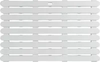 WENKO Bade Matte Indoor & Outdoor weiß 50x80 Sauna Pool Bad WC Dusche Vorleger