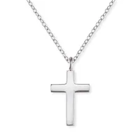 Engelsrufer Halskette Silber mit Kreuz Anhänger ERN-LILCROSS
