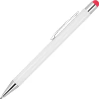 10 Touchpen Kugelschreiber / aus Metall / Stylusfarbe: rot