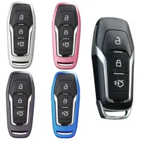 OFFCURVE Autoschlüssel Hülle Schlüsselhülle, Schlüsselcover  Schlüsselgehäuse Schutzhülle 3 Tasten Passt für Hyundai i10 i30 ix25 ix35  IG Santa Fe Kona