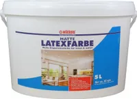 Wilckens 5l Latexová barva matná bílá Barva na stěny Interiérová barva Exteriérová barva Emulzní barva