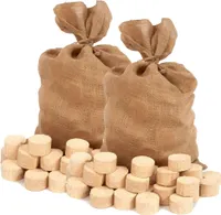 Dřevěné brikety Floranica 100% lisované brikety z tvrdého dřeva 2 x 12,5 kg kulaté dřevěné brikety do krbů dřevěné brikety s vysokou výhřevností a nízkou kouřivostí