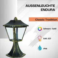 Ledvance Außenleuchte Endura Classic schwarz/gold