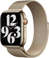 Apple Milanaise Loop Armband Gold - 44 - 45 - 49mm