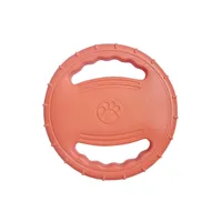 Frisbee und wurfscheiben,Mittlere und große Hunde Interaktives Spielzeug,Schwimmen, im Freien klingendes Hundespielzeug,Hundefrisbee,orange Farbe