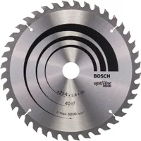 Pilový kotouč Bosch Optiline Wood 254x30x2,8 mm, Z40