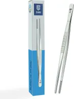 SMI Kochpinzette Set 2-tlg 26 cm - Edelstahl Küchen- & Grillpinzette, Servierpinzette