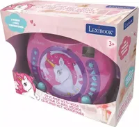 Lexibook Przenośny odtwarzacz CD z 2 mikrofonami Jednorożec