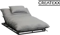 CLEMENTO Bona Loungeliege Aluminium/Createxx