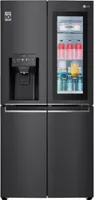 LG GMX844MCBF Kühl-Gefrierkombinationen Side-by-Side Black - mit Wassertank