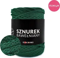 Premium Baumwollseil by Kokonki 5 mm - Flaschengrün, 100 m Rolle – Robust & Vielseitig für Kreative Projekte