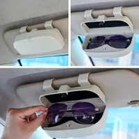 Innenzubehör Brillenhalter Für Auto Sonnenblende Leder Sonnenbrille Clip  Aufbewahrungskoffer Box Ticketkarte Auto Von 12,2 €
