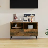 Ankonbej TV-Schrank Räuchereiche 80x36x50 cm Holzwerkstoff