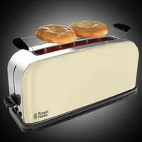 Russell Hobbs Langschlitz-Toaster Colours Plus Klassisch Creme 1000 W