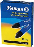 Pelikan 701060 Wachs-Signierkreide 772 12 Stifte Schwarz  4012700701060