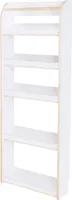 Bücherregal , Bücher-Organizer für Kinder, Büchergestell mit Fächern, Montessori, Größe: 134 cm
