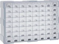 Viaczásuvkový organizér Prolenta Premium so 64 zásuvkami 52x16x37,5 cm