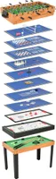 Prolenta Premium 15-in-1 Multigame-Tisch 121×61×82 cm Ahorn