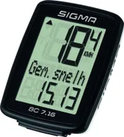BC 7.16 cyklistický počítač čierny