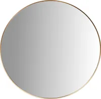 HOMLA Spiegel ELORA rund gold 80x80 cm