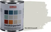 OELLERS Heizkörperlack DIY 1L RAL 9002 Grauweiß Heizungsfarbe Heizungslack Heizkörperfarbe