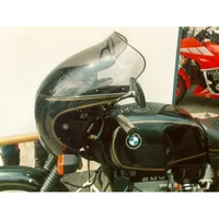 Przednia szyba turystyczna MRA, kokpit BMW R 60/75/80/90/100 S, dymny szary