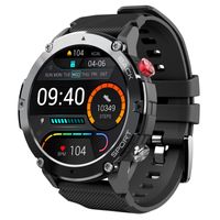 Smartwatch, Herren Sport Fitness Tracker Bluetooth Call Smartwatch Wasserdicht für Android IOS Outdoor