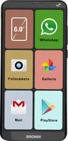 Brondi Amico Smartphone XL 15,2 cm (6") Dual SIM Android 11 4G USB Type-C 2 GB 16 GB 2500 mAh Schwarz